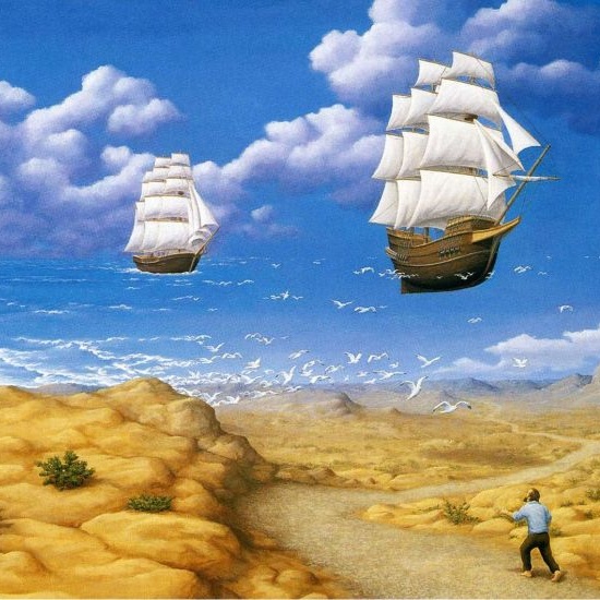 Картины иллюзии Роберта Гонсалвеса