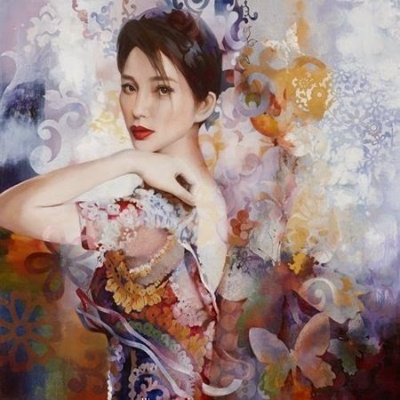 Девушки китайской художницы иллюстратора Венди Энджи