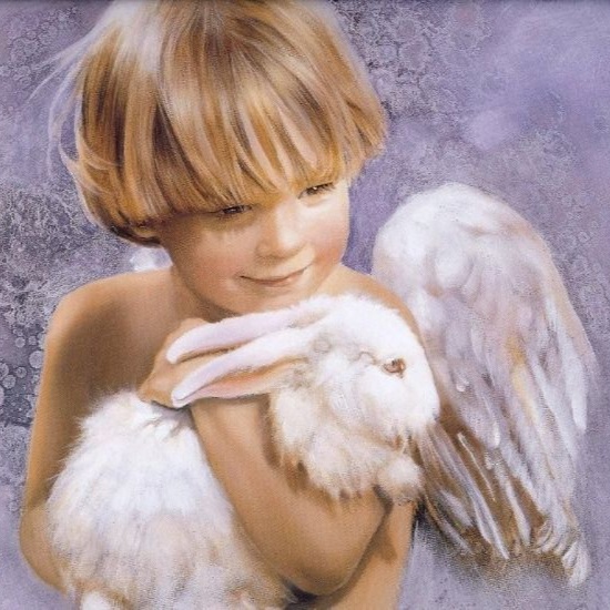 Маленькие ангелочки художницы Нэнси Ноэль