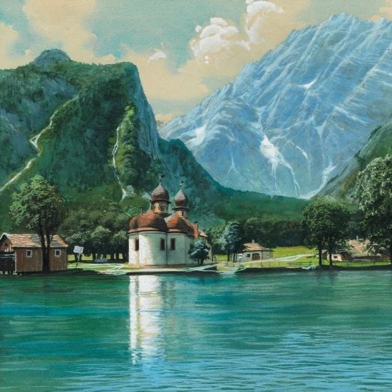 Австрия. Городские пейзажи художника Ричарда Покорны