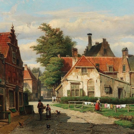 Голландия. Городские пейзажи художника Виллема Кеккоека