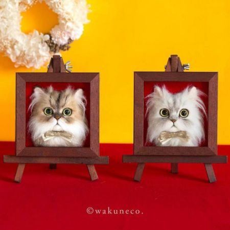 Шерстяные портреты японской художницы Вакунеко